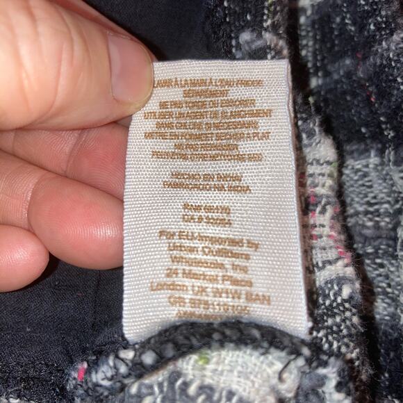 Free People Walk in the Park Plaid Burlap Cowl Pullover Tunic-XS - Picture 10 of 13